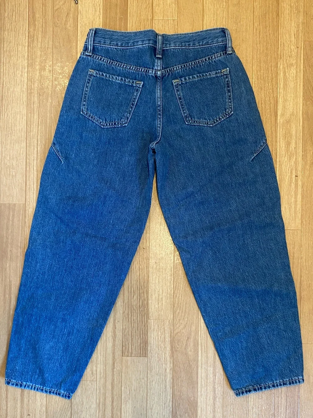 Boys High-Rise Barrel Leg Denim Jeans Size 12